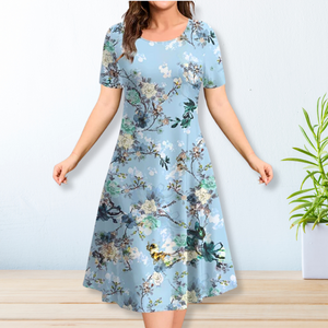 CAMELLIA | ELEGANT FLORAL DRESS