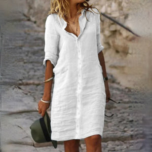 TALIA | LINEN SUMMER DRESS