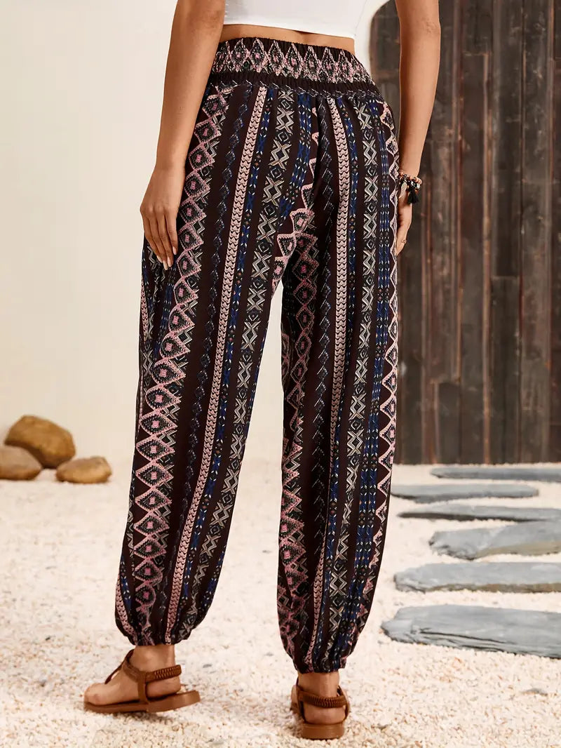 GAELLE | HIGH-WAIST SUMMER PANTS