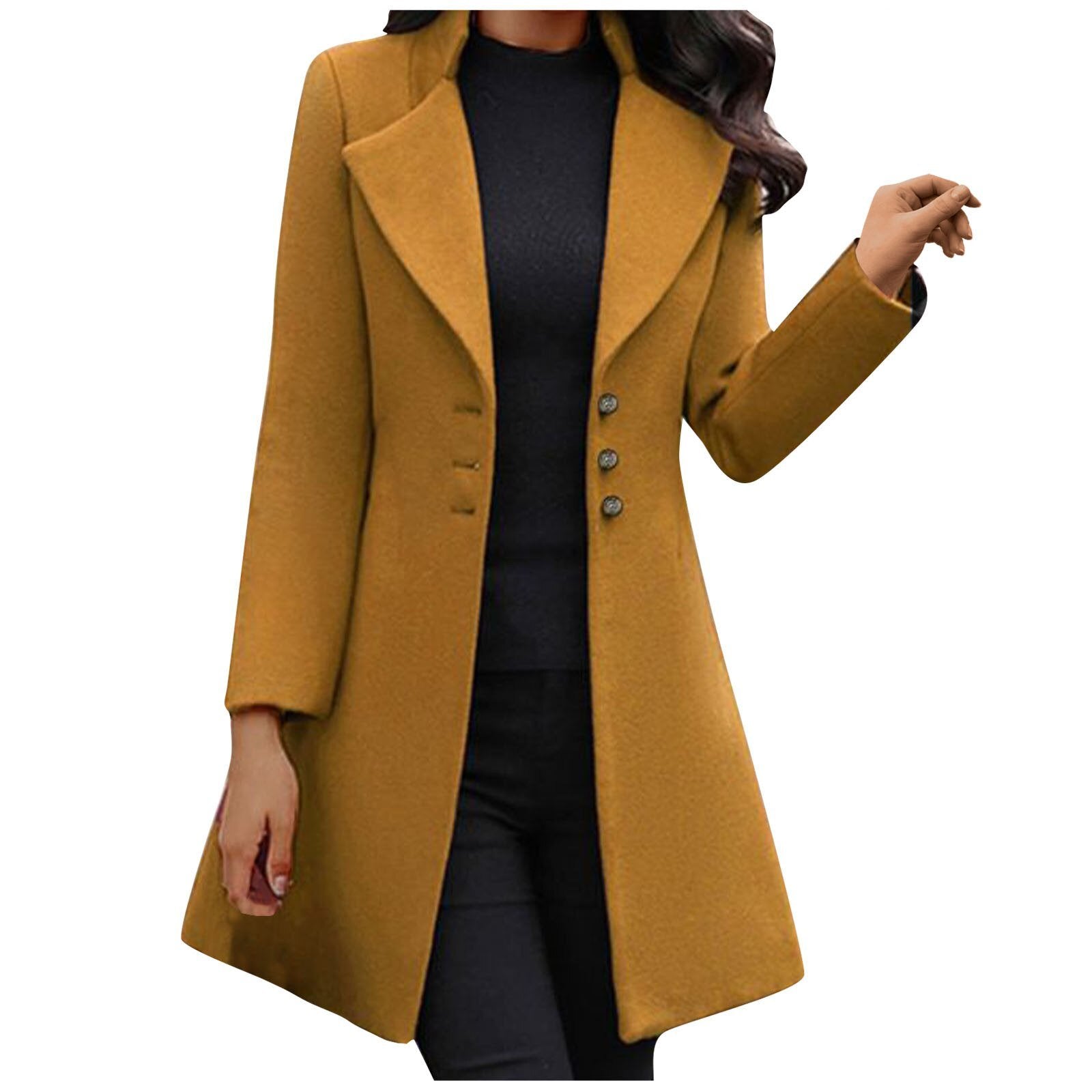 VINCI™ | ITALIAN LONG SLEEVE WOOL COAT