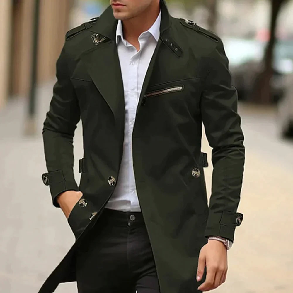 NIKOLAI | ELEGANT TRENCH COAT FOR MEN