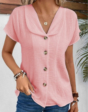 IMELDA™ | STYLISH TOP WITH BUTTONS