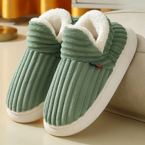 COZYCOMFORT™ THERAPEUTIC FLUFFY FLEECE WINTER SLIPPERS | 1 + 1 FREE!