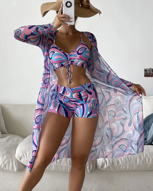 YEVA | BIKINI SET WITH COVER UP