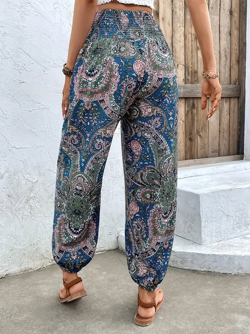 GAELLE | HIGH-WAIST SUMMER PANTS