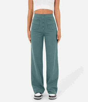 FLEUR | STRETCHABLE HIGH-WAISTED PANT